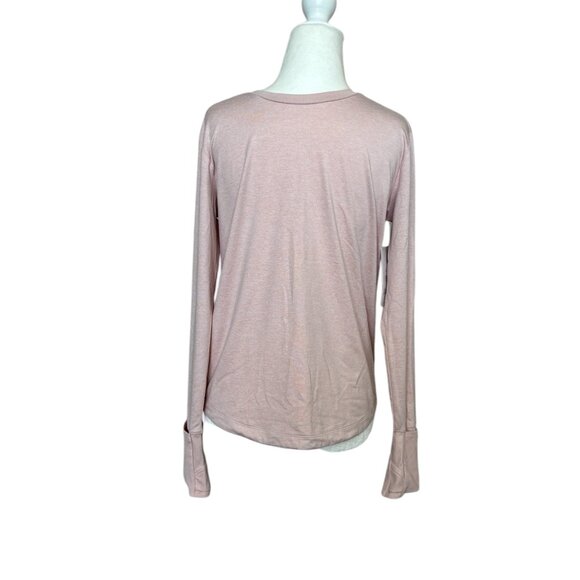 Athleta Girl Uptempo Top Pink XL 14 Sweatshirt Long Sleeve NWT NEW - Picture 2 of 10